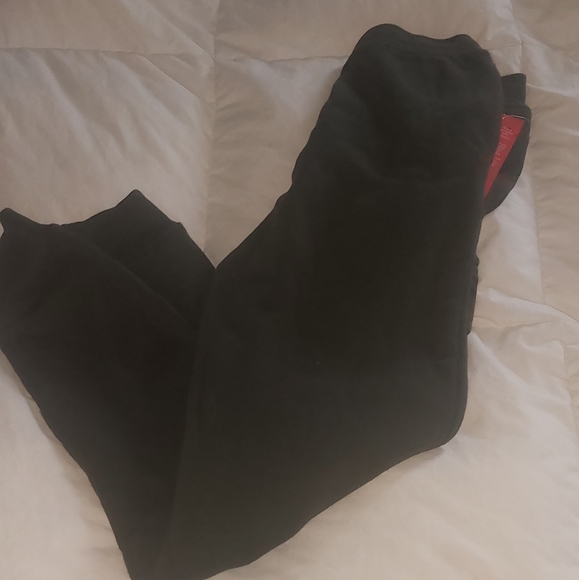 FILA NWT boys black jogger sweat pants size 8 Green with Black Logo - Picture 3 of 3